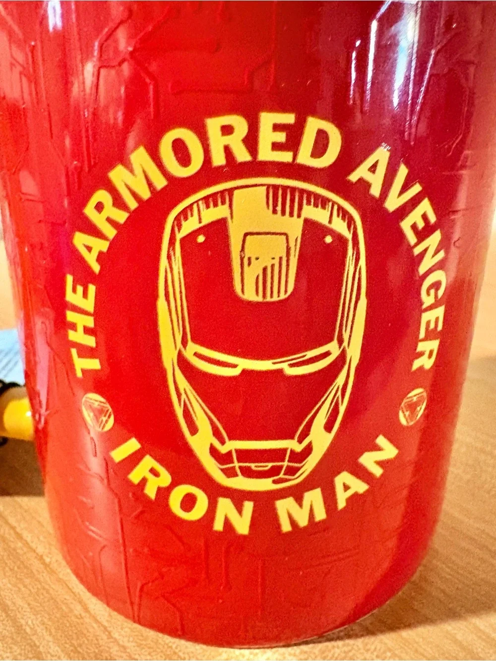 Disney Marvel The Armored Avenger Iron Man Color Changing Coffee Cup Mug 16 oz